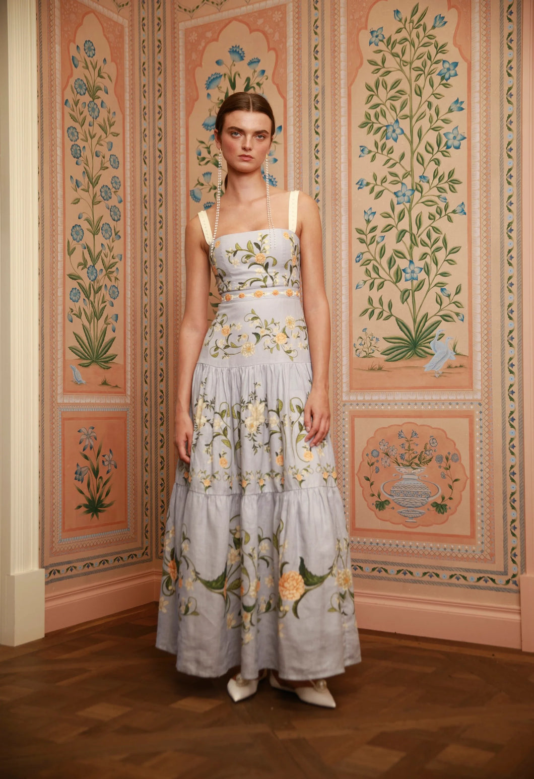 agua bendita maxi dress by Agua Lima Valle in Blue Made in Colombia Neckline:Scoop What Lipstick Shade Do 159