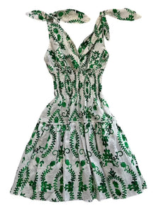 Luisa Positano Macaron Dress in Morocco Green