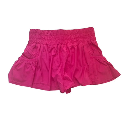 FP Movement Get Your Flirt On Shorts in Pomegranate
