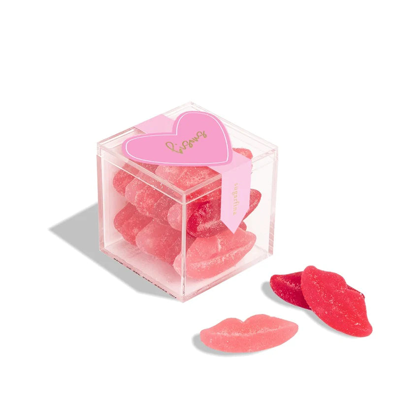 Sugarfina Bisous Sugar Lips Small Candy Cube