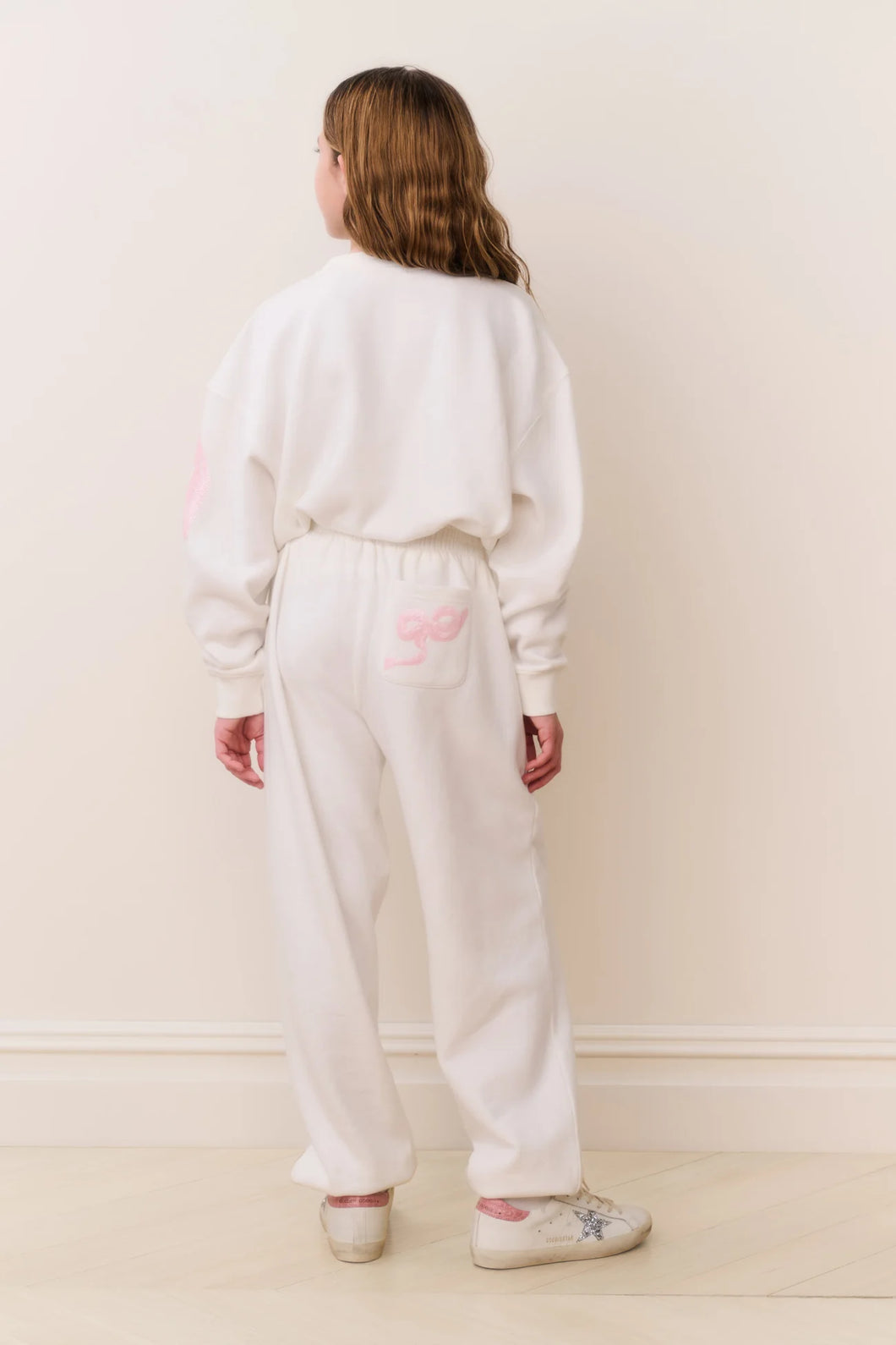 LoveShackFancy Violin Tween Sweatpants