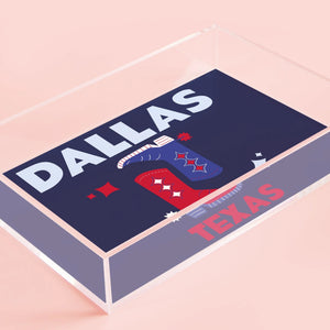 Small Dallas Kickoff Tray