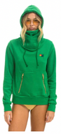 Aviator Nation Ninja Pullover Hoodie in Kelly Green