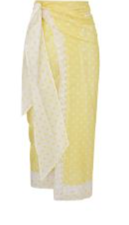 LoveShackFancy Emabella  Pareo in Marigold