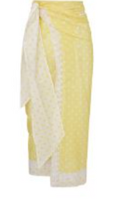 LoveShackFancy Emabella  Pareo in Marigold