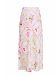 LoveShackFancy Castle Skirt in Tutti Frutti