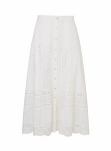 LoveShackFancy Allesia Skirt