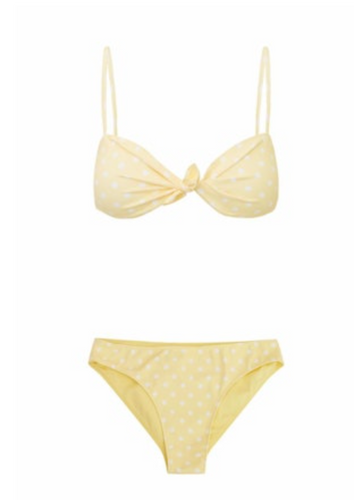 LoveShackFancy Klaudyna Bikini in Marigold