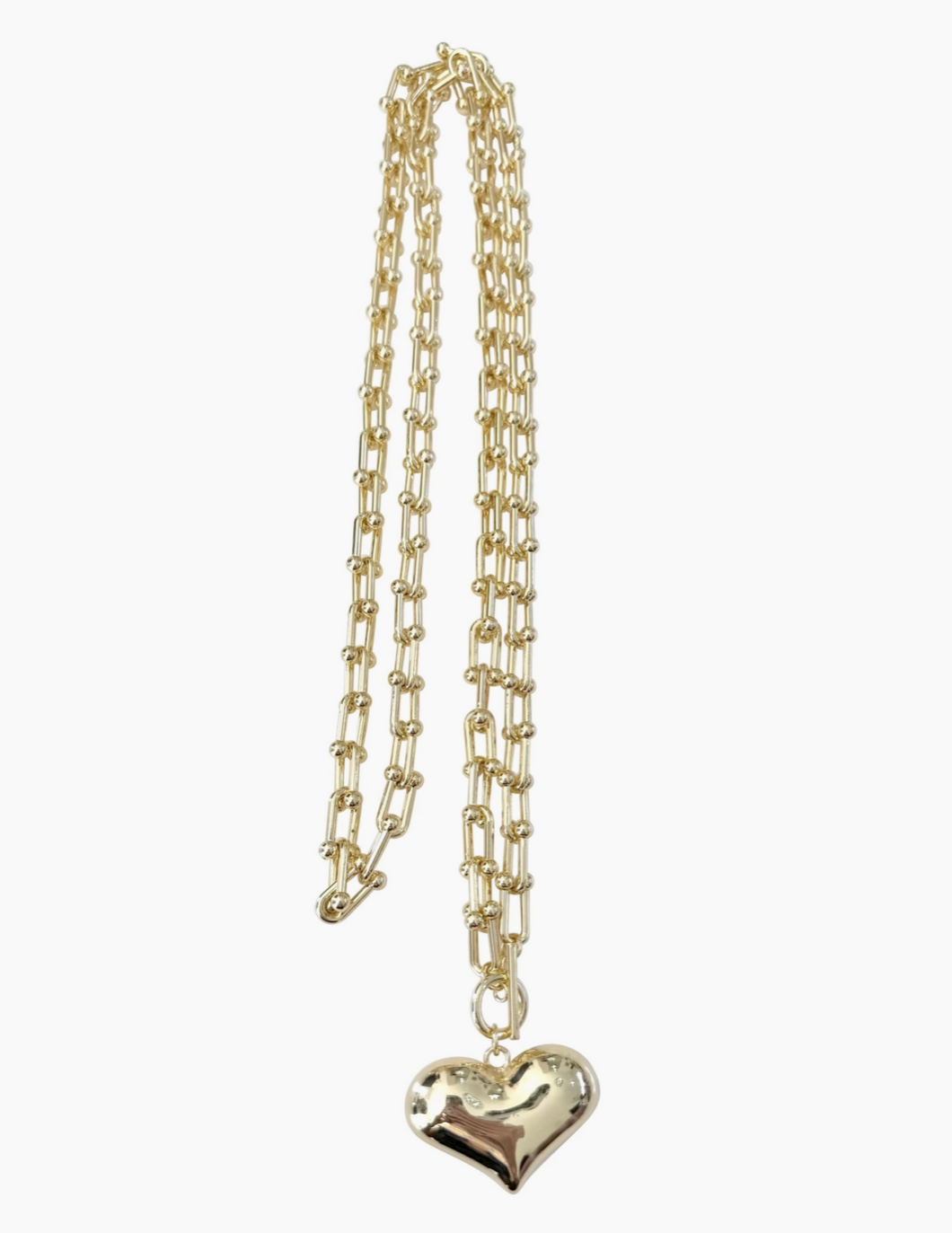 Mitylene Gold Heart Sydney Necklace
