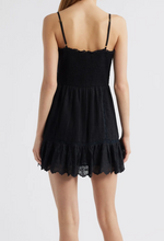 LoveShackFancy Maera Dress in Black