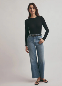 Favorite Daughter Mischa Super High Rise Wide Leg Ankle