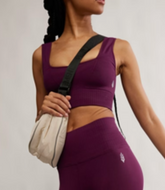 Good Karma Square Neck Bra in Black Cherry