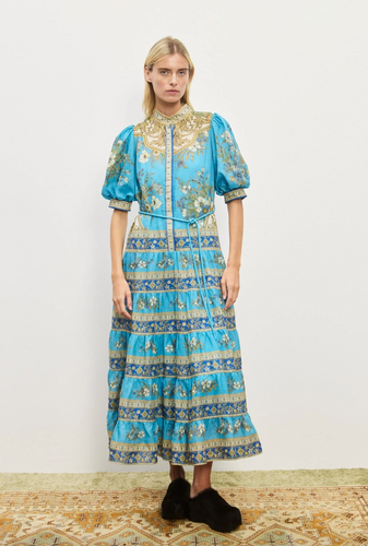 Alemais Cassie Tiered Midi Dress