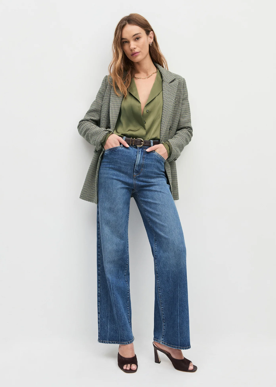 Favorite Daughter Mischa Super High Rise Wide Leg Shortie