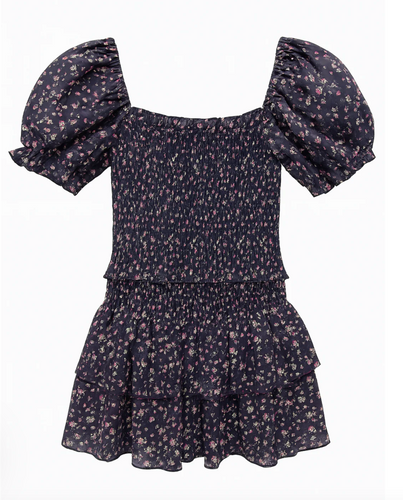 Katie J Lainey Dress in Midnight Ditsy