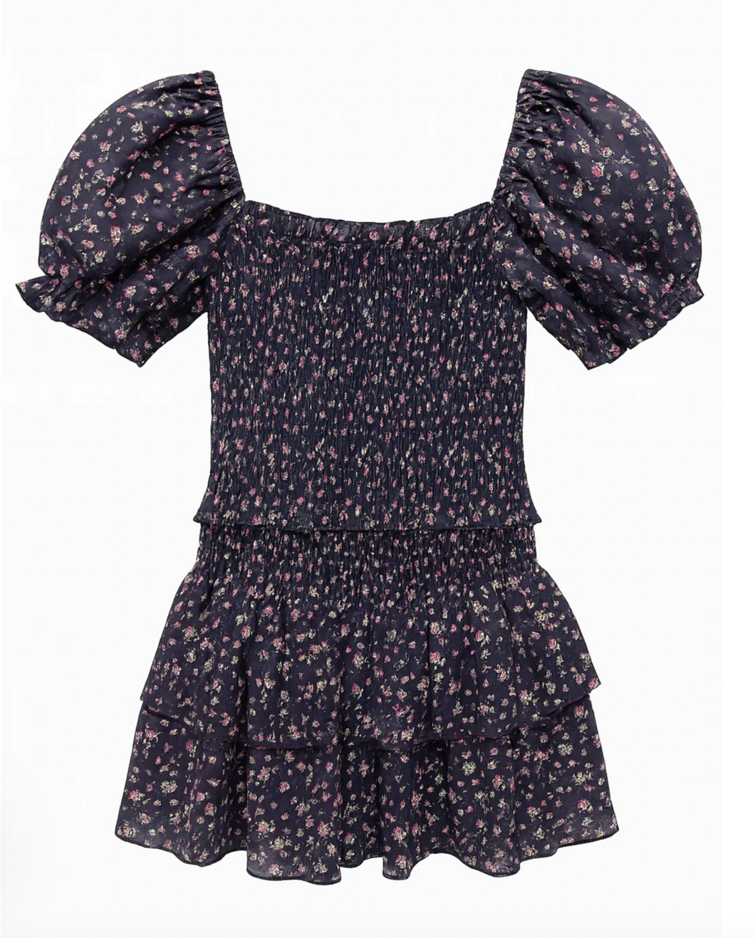 Katie J Lainey Dress in Midnight Ditsy