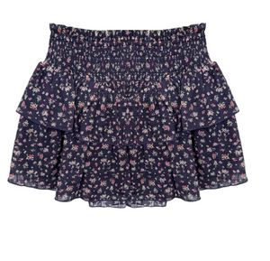 Katie J Brooke Skirt in Midnight Ditsy