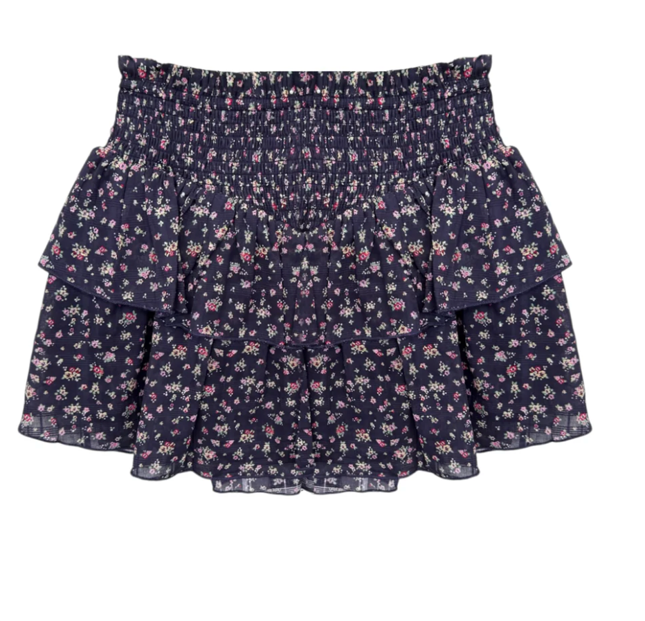 Katie J Brooke Skirt in Midnight Ditsy