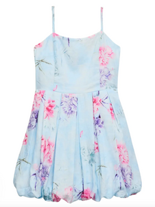 Katie J Tween Quinn Bubble Dress in Pink Dream Floral