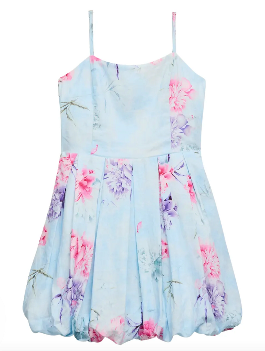 Katie J Tween Quinn Bubble Dress in Pink Dream Floral