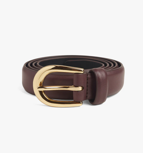 Favorite Daughter The Favorite Belt in Burgundy/Gold