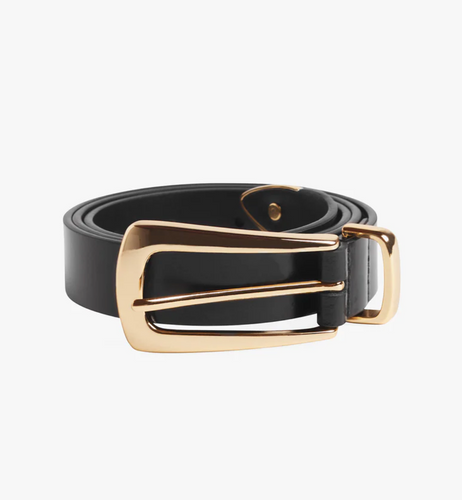 Favorite Daughter The Statement Belt in Black/Gold