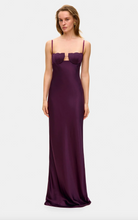 Anna October Tulip Dress in Aubergine