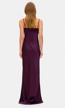 Anna October Tulip Dress in Aubergine