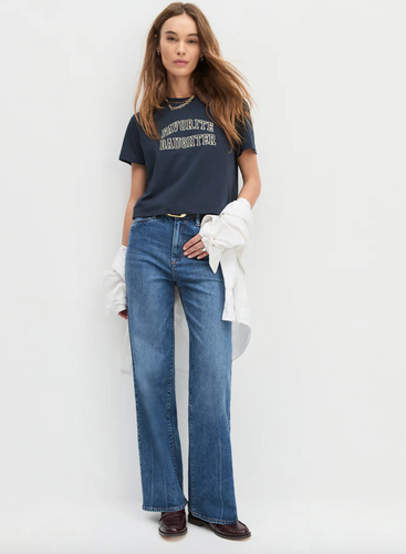 Favorite Daughter Mischa Super High Rise Wide Leg Shortie