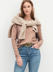 Favorite Daughter Suede Jean Belt in Smoketree