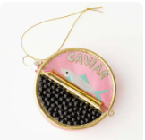 Caviar Boxed Glass Ornament