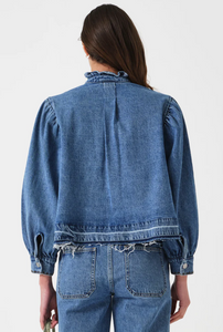 Seventy & Mochi Ziggy Cropped Denim Jacket
