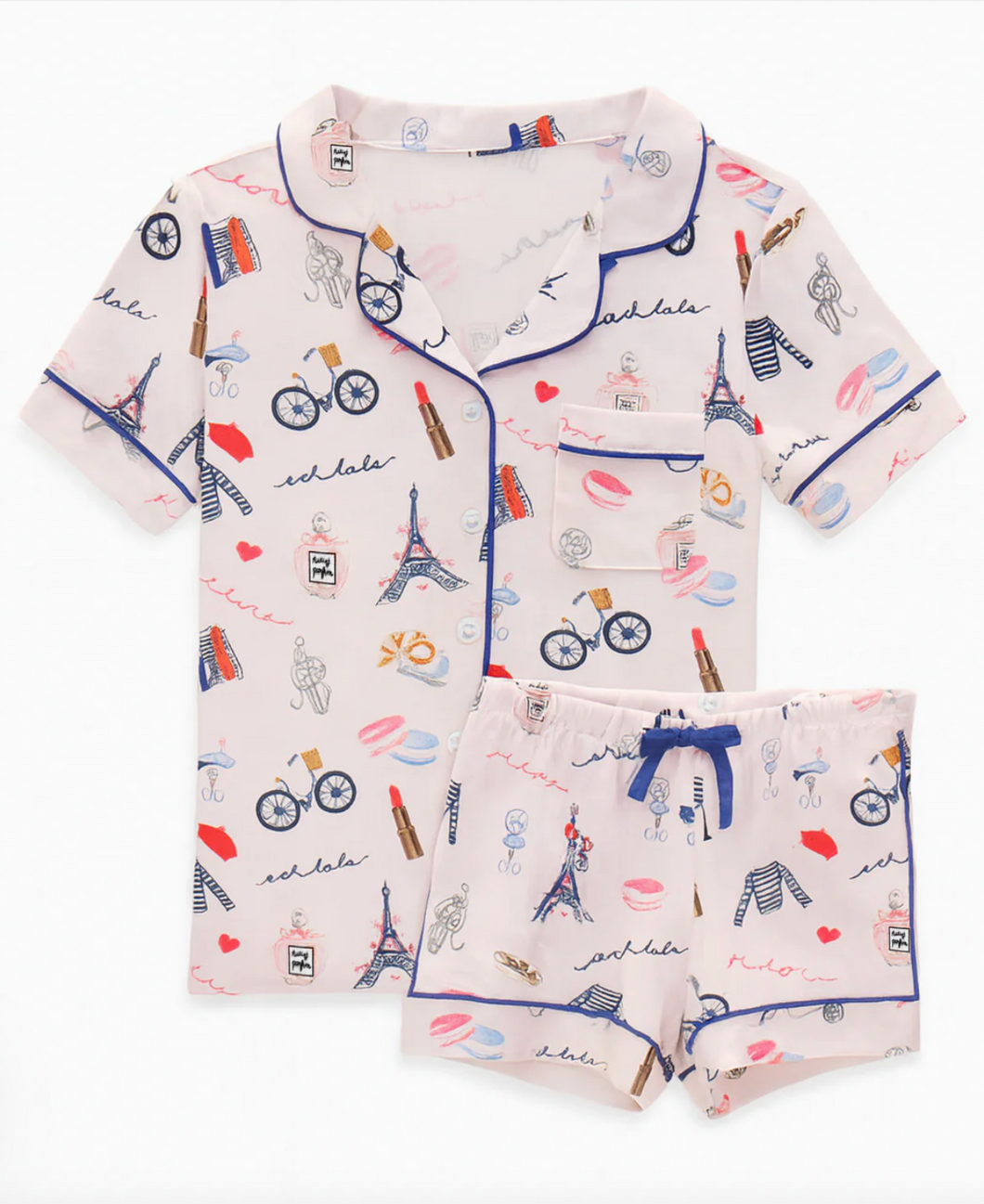 Katie J Lynn Lounge Short Set Paris