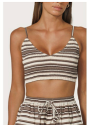 Lusana Lila Poplin Bralette