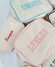 Extra Large Canvas Makeup Bag
