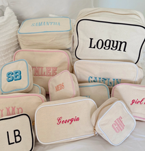 Extra Large Canvas Makeup Bag