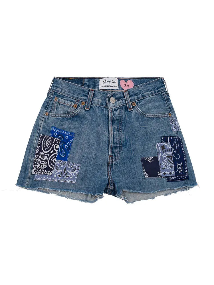 Call It By Your Name Denim Shorts (Shades of Blue)