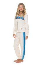 Aviator Nation 5 Stripe Zip Hoodie
