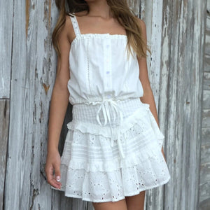 Katie J Willow Skirt in White