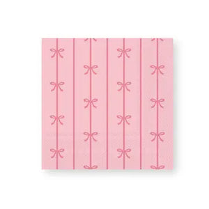 Petal Pink Signature Bow Large Napkins