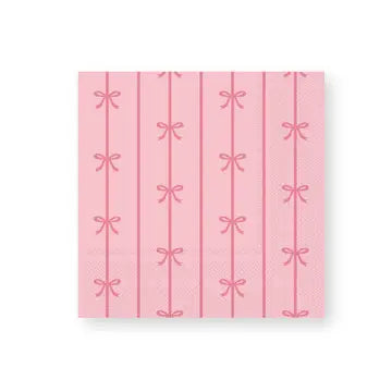 Petal Pink Signature Bow Large Napkins