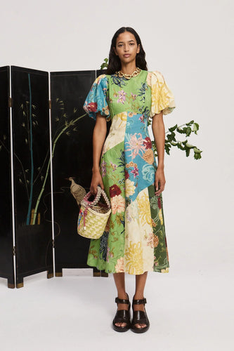 Alemais Avery Spliced Midi Dress