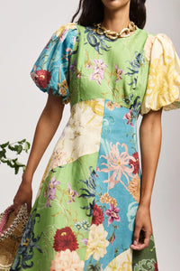 Alemais Avery Spliced Midi Dress