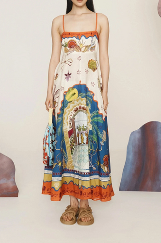 Alemais Surrealist Summer Sundress