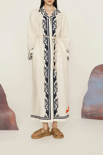 Alemais Marine Shirtdress