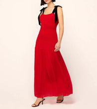 Kitri Andrea Red Shirred Dress