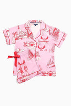 Katie Kime Apres Ski Toile Pajama Shorts Set