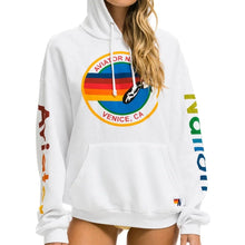 Aviator Nation Relaxed Venice Pullover Hoodie in White