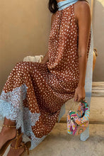 Lace Trim Printed Skirt Set