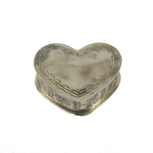 Silver Corazon Keepsake Box